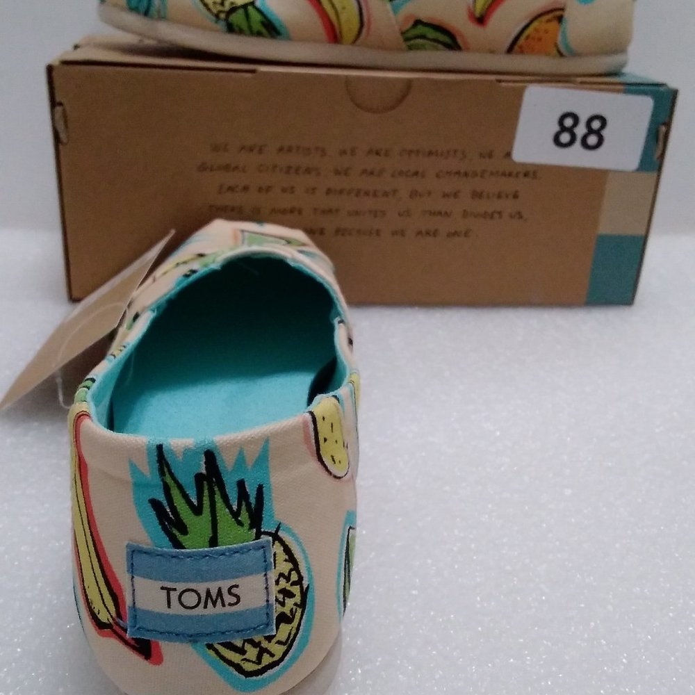 TOMS CLASSIC CORAL PINK CUBA SIZE-6.5  COD/88 - Picture 8 of 12